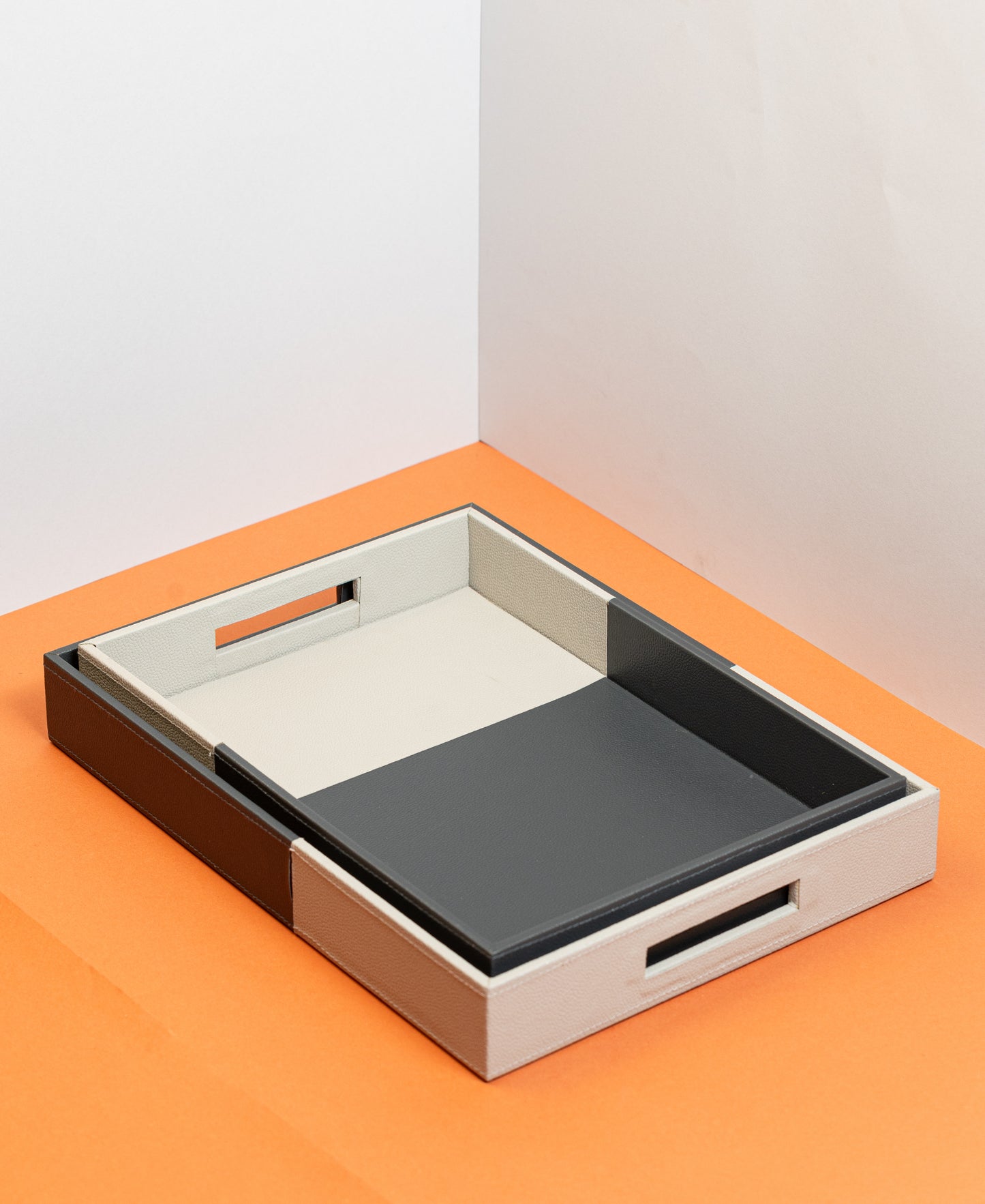 Twin Coloured Tray Set