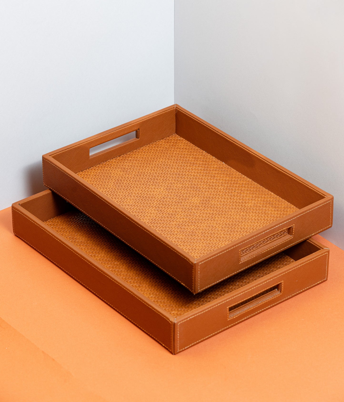 Woven Tray Set
