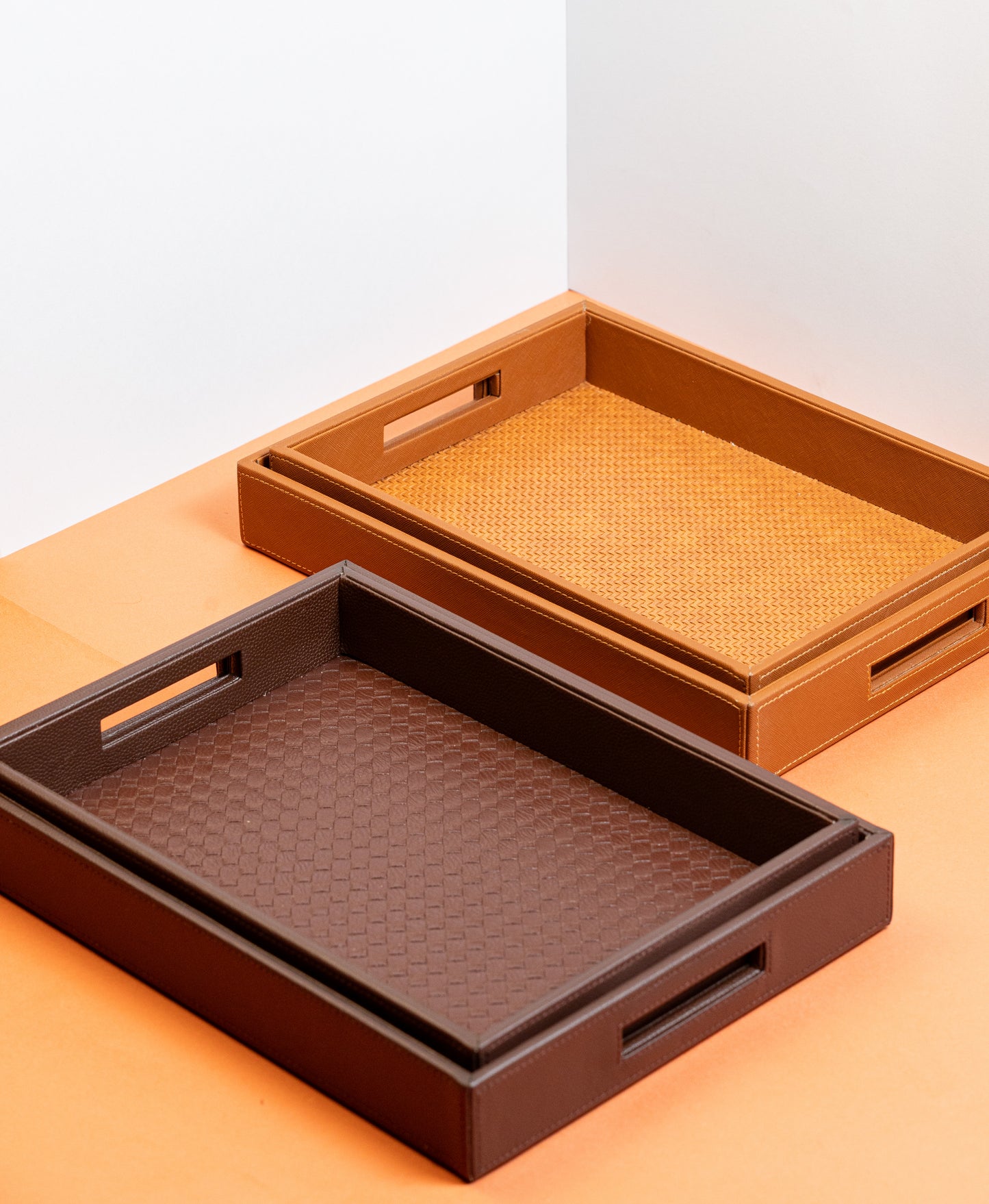 Woven Tray Set