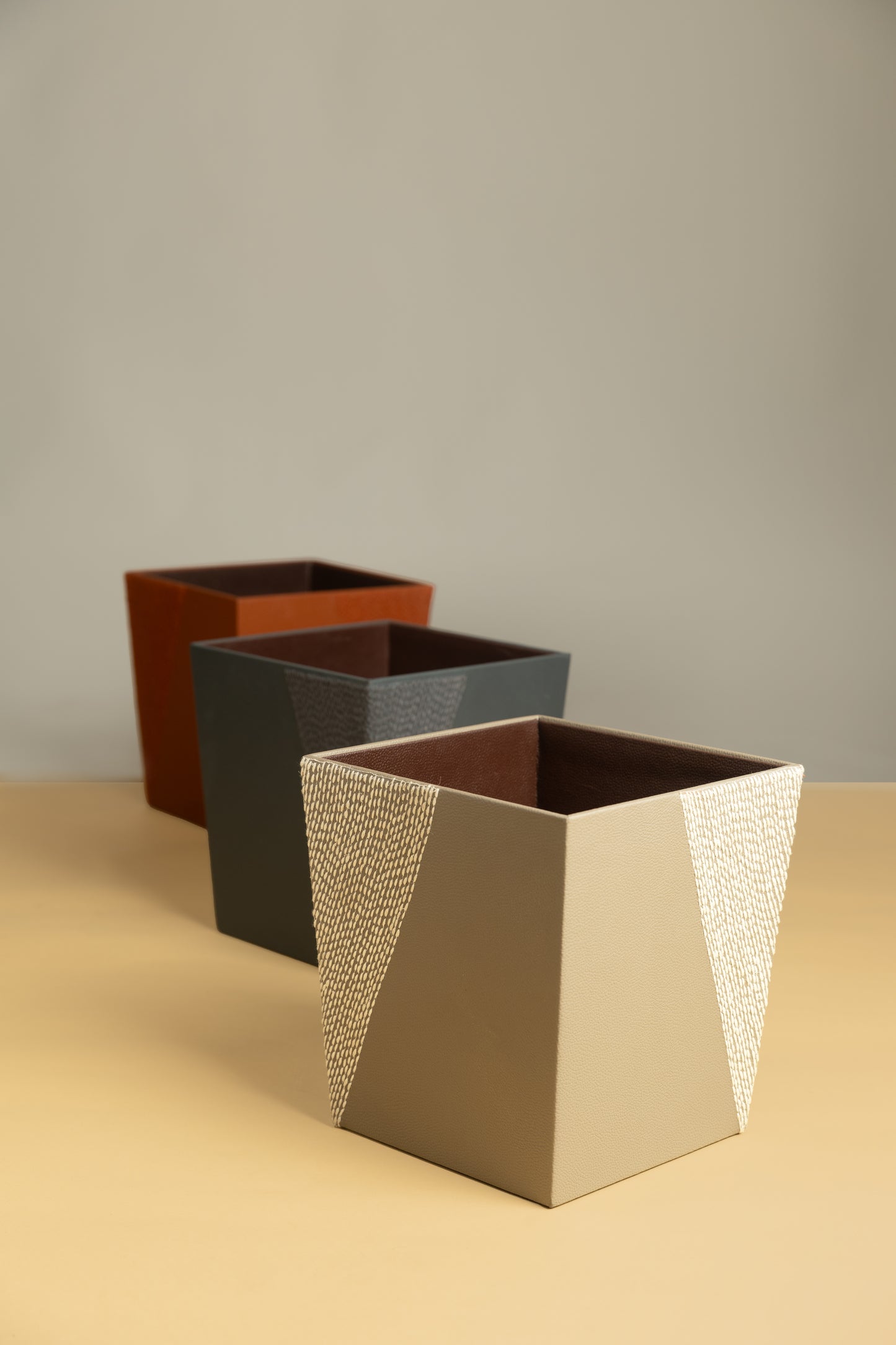 Polygonal Embroidered Bins
