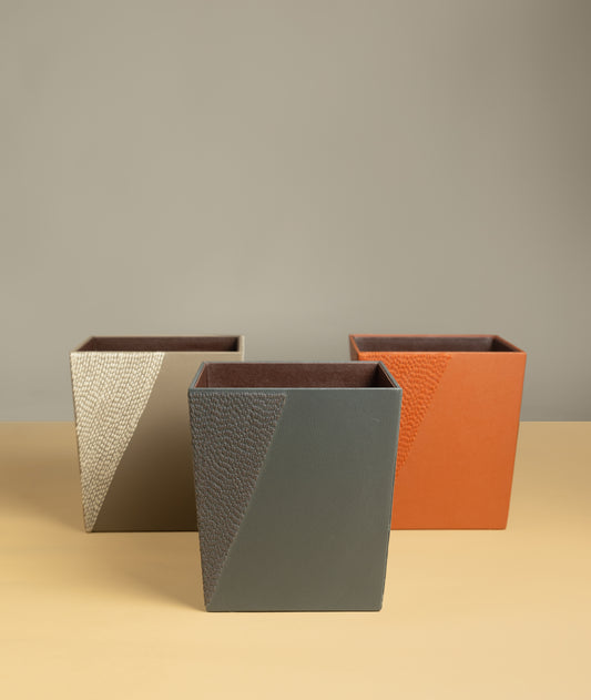 Polygonal Embroidered Bins
