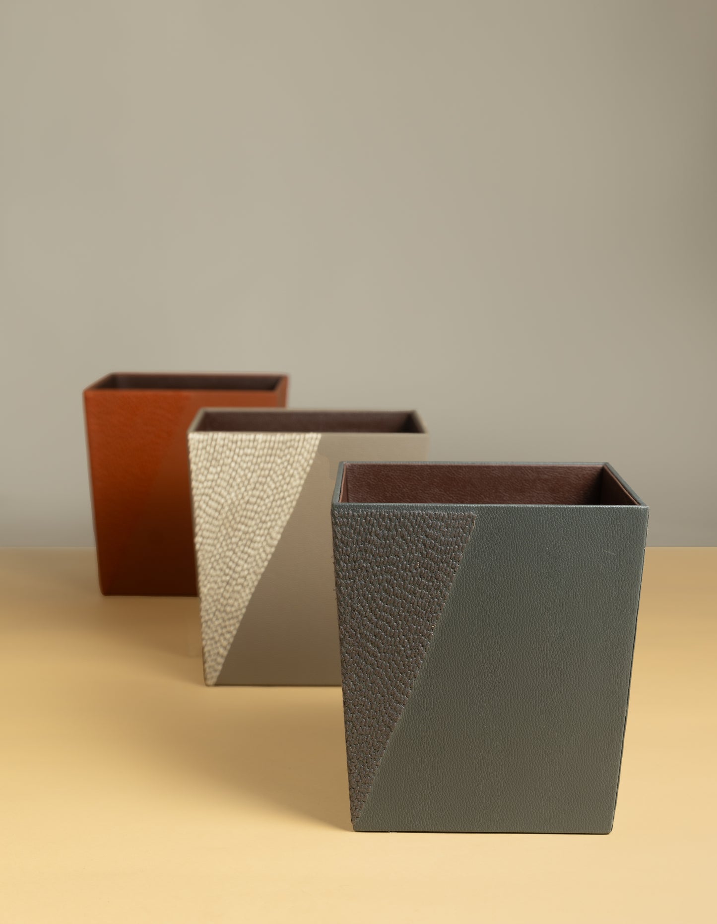 Polygonal Embroidered Bins
