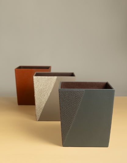 Polygonal Embroidered Bins